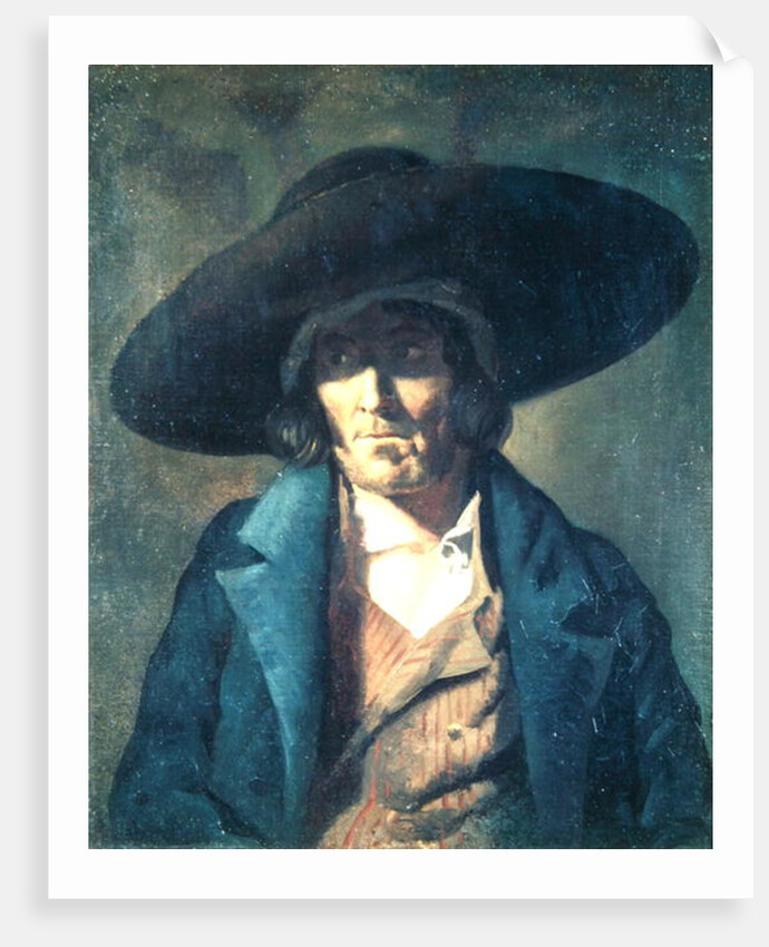 Portrait of a Man, The Vendean, c.1822-23 by Theodore Gericault