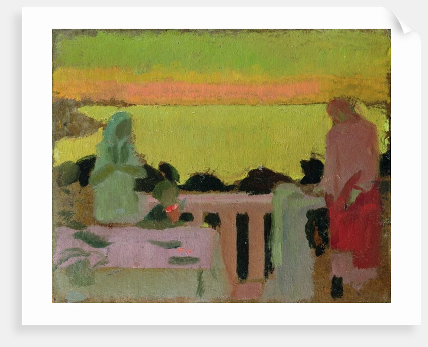 On the Balcony at Silencio, or Marthe and Marie in Silence, c.1917 by Maurice Denis