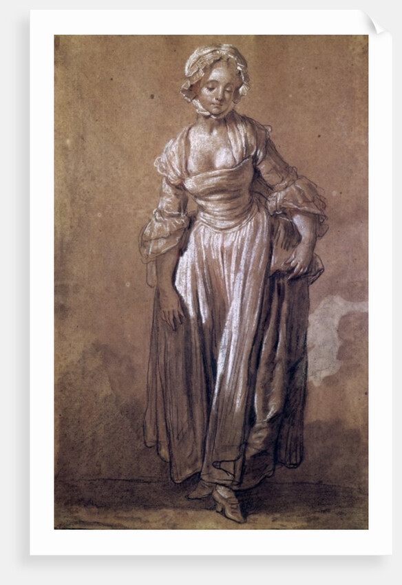 Standing Young Girl by Jean Baptiste Greuze