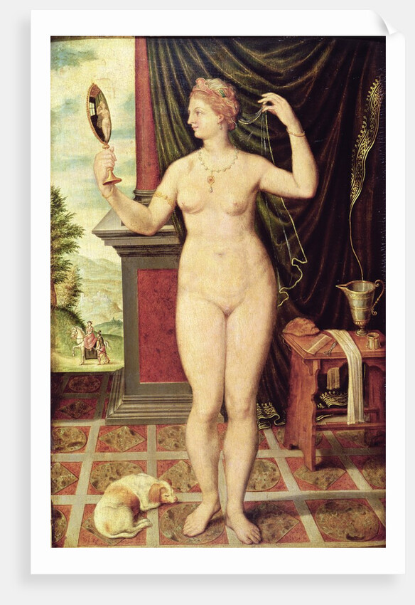 Venus with a Mirror by Fontainebleau School