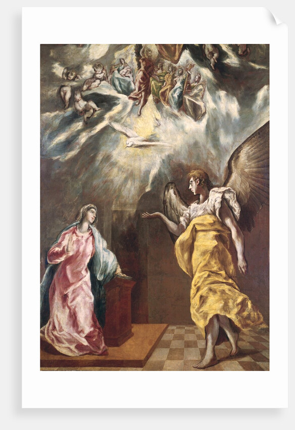 The Annunciation by El (1541-1614) Greco
