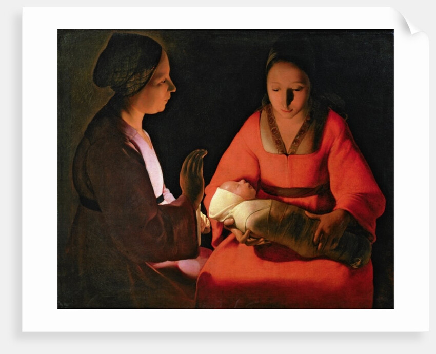 The Newborn Child, late 1640s by Georges de la Tour
