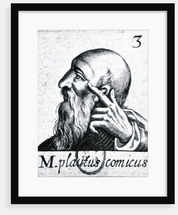 Portrait of Horace; portrait of Scipio Aemilianus; portrait of Plautus by French School