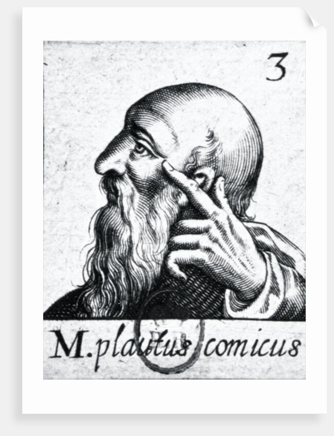 Portrait of Horace; portrait of Scipio Aemilianus; portrait of Plautus by French School