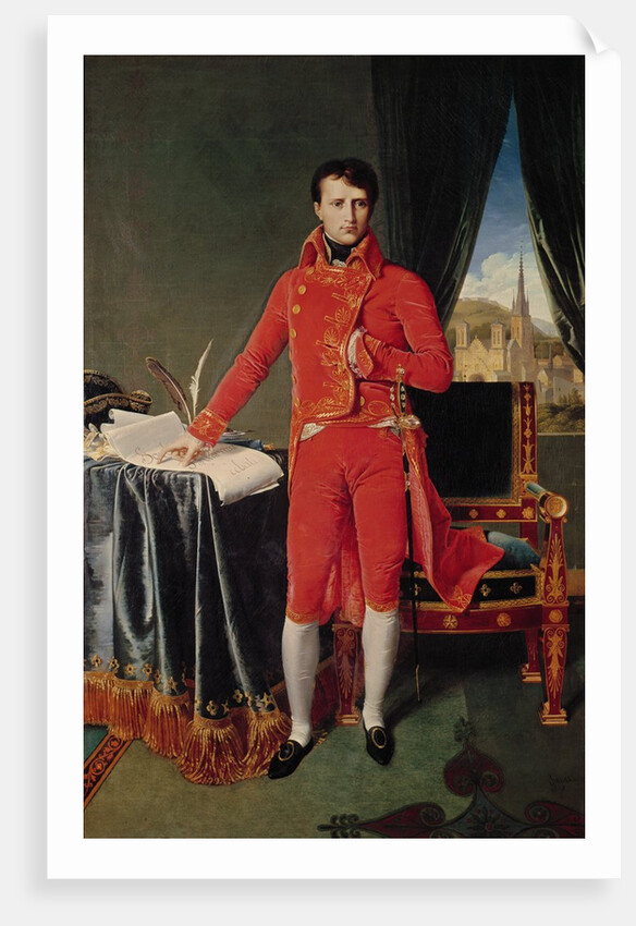 Bonaparte as First Consul, 1804 by Jean Auguste Dominique Ingres