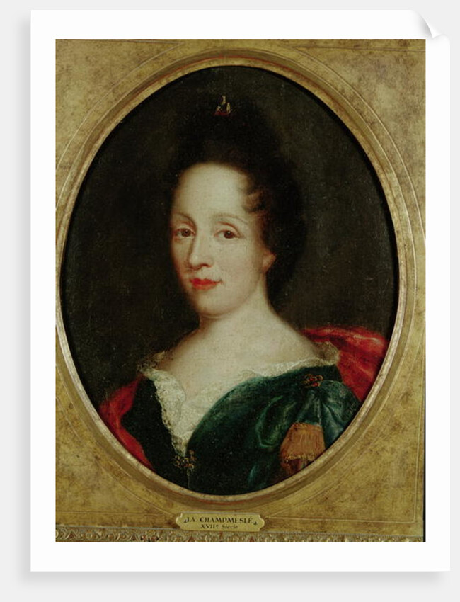 Portrait of Madame Champmesle by French School