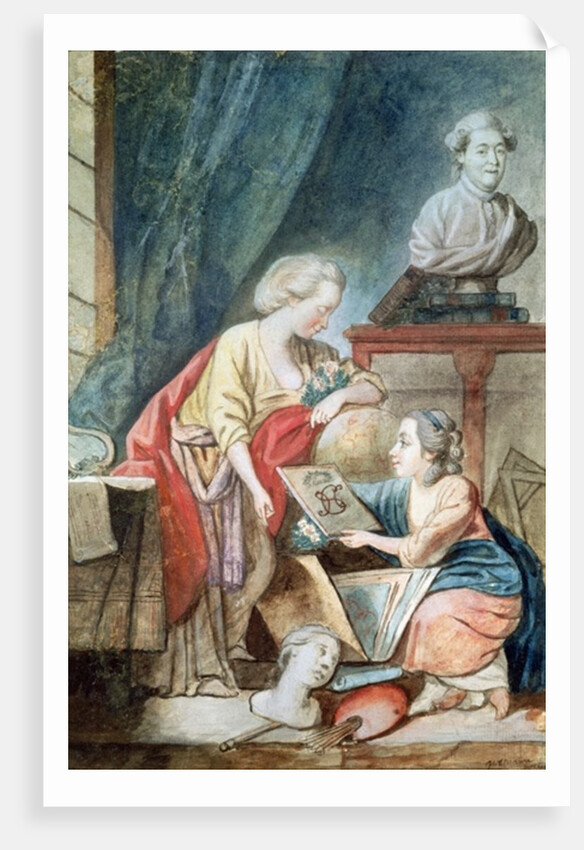 The Necker Family in 1780 by Germaine Necker