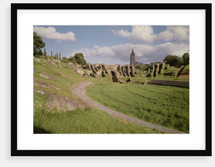View of the amphitheatre, built under Emperor Claudius by Roman
