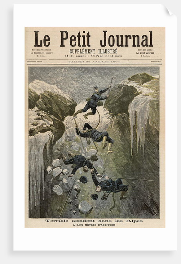 A Terrible Accident in the Alps by Henri Meyer