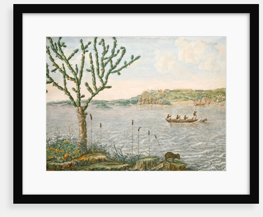 View of Fort Maurice on the Rio San Francisco by Frans Jansz Post