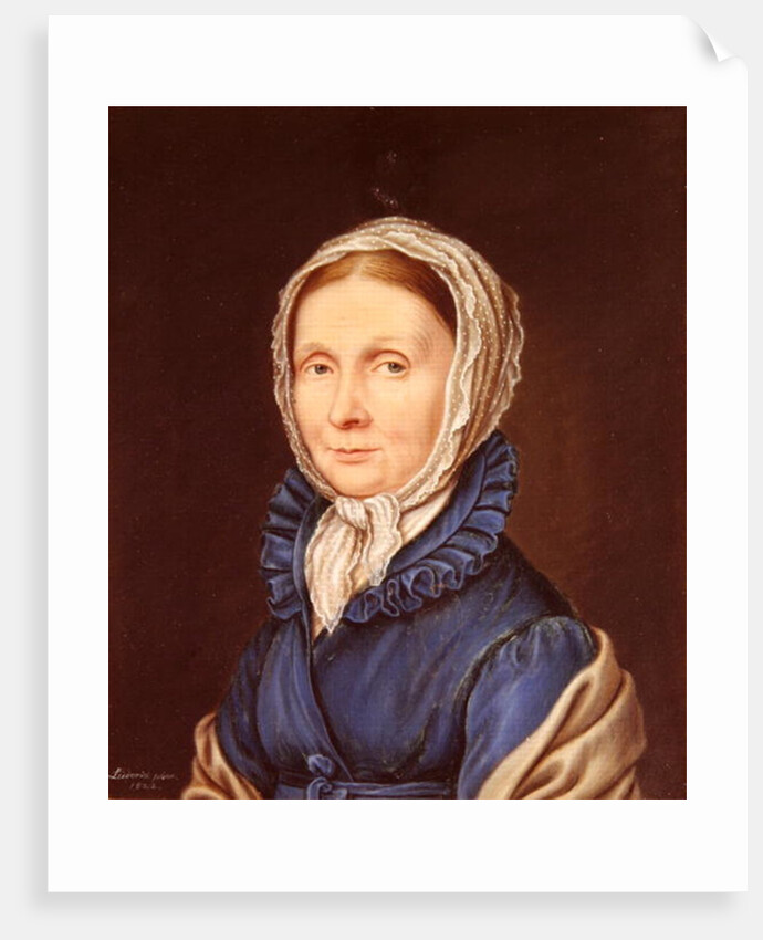Juliane, Baroness von Kruedener nee Vietinghoff-Scheel, 1822 by Gustav Karl Friedrich Luderitz