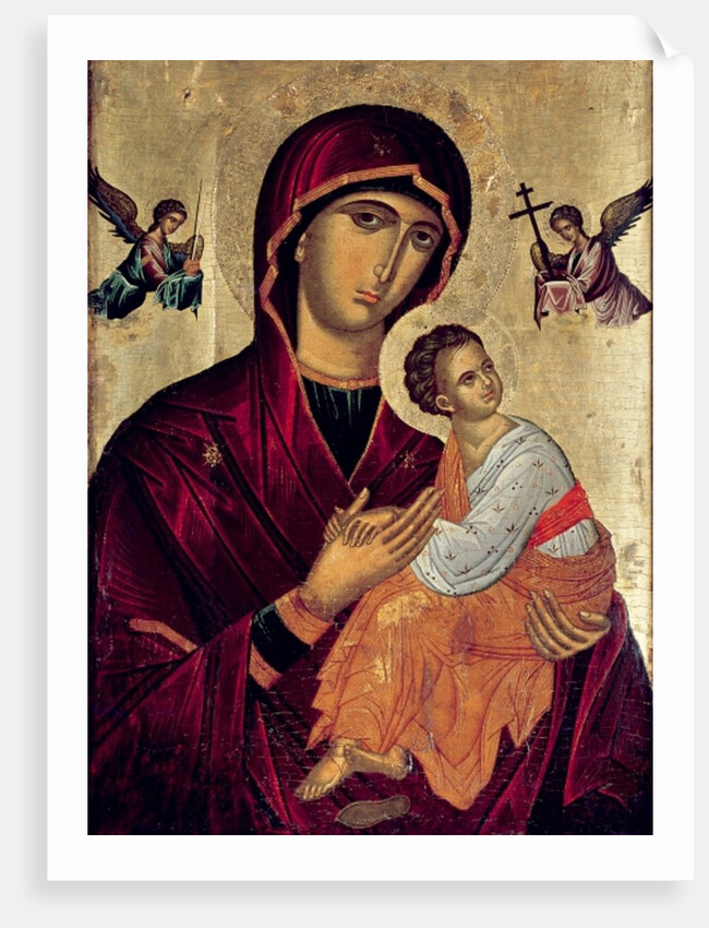 Icon depicting the Holy Mother of the Passion by Greek School