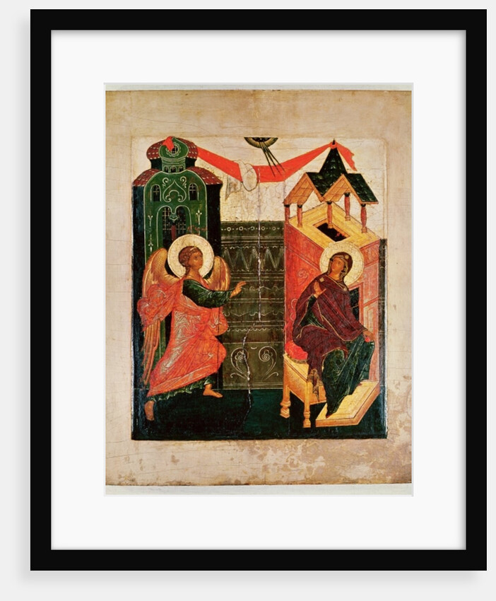 Icon depicting the Annunciation, Novgorod School by Russian School