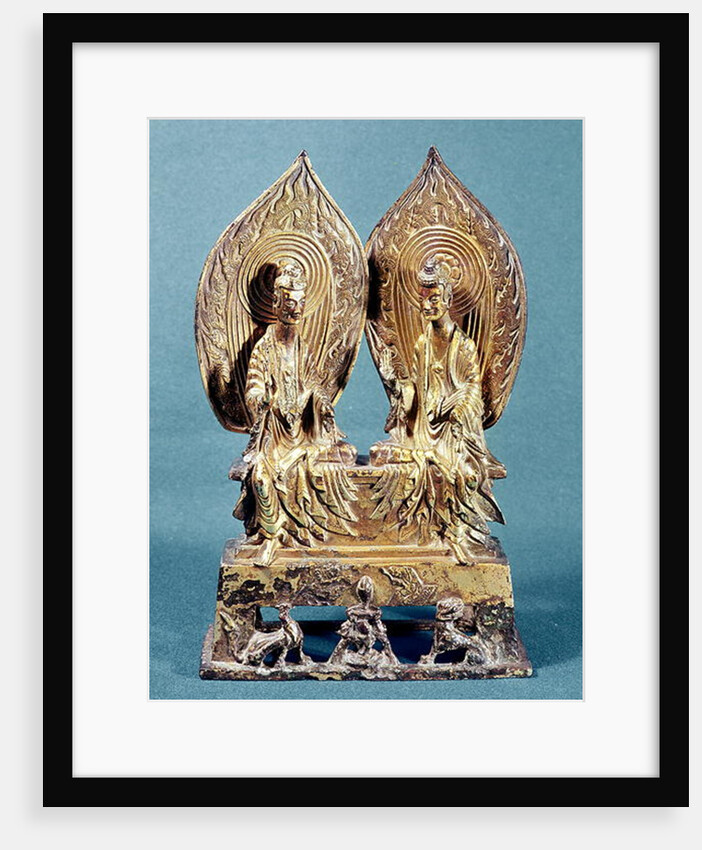 The Buddhas Prabhutaratna and Sakyamuni, from Hebei Province, Northern Wei Dynasty, 518 AD by Chinese School