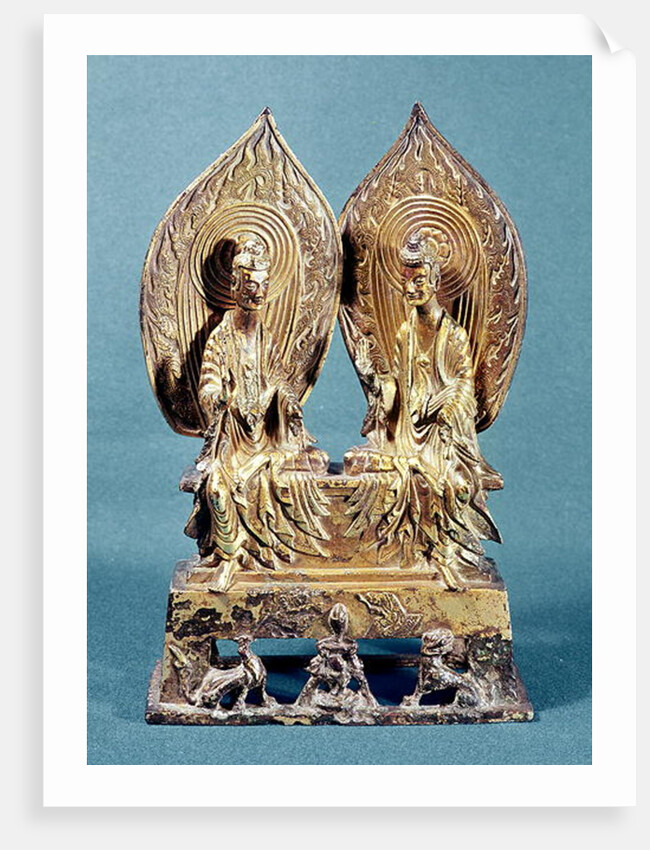 The Buddhas Prabhutaratna and Sakyamuni, from Hebei Province, Northern Wei Dynasty, 518 AD by Chinese School