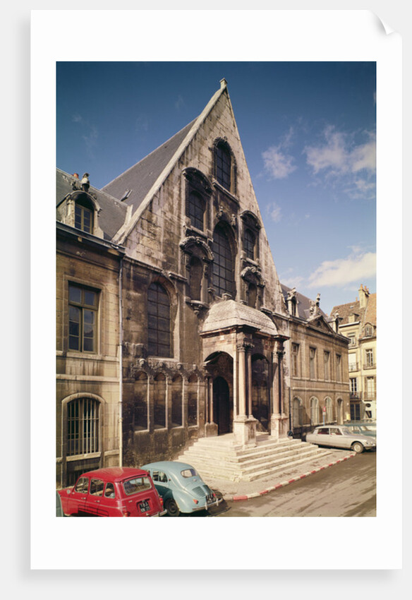 View of the facade of the Palais de Justice, built in 1572 by French School