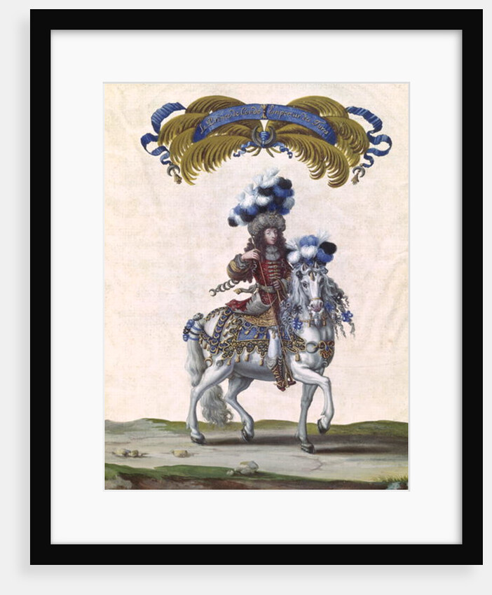 The Prince of Conde as the Emperor of Turkey, part of the Carousel Given by Louis XIV in Front of the Tuileries, 5th June 1662 by Israel the Younger Silvestre