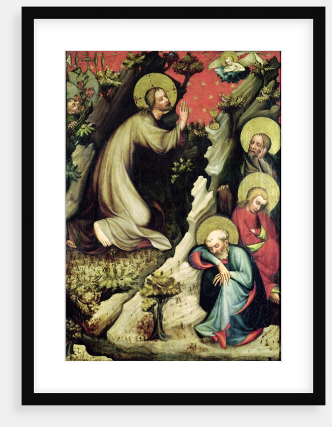 Jesus in the Garden of Gethsemane by Master of the Trebon Altarpiece