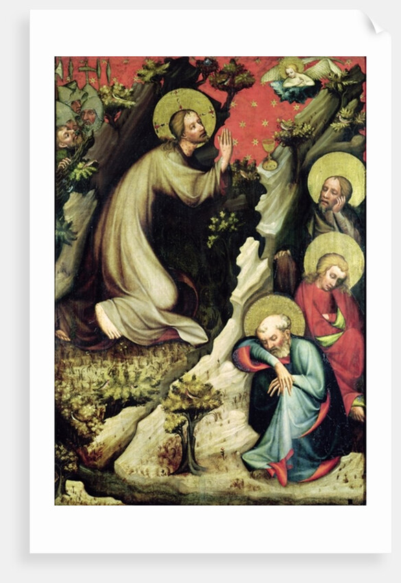Jesus in the Garden of Gethsemane by Master of the Trebon Altarpiece