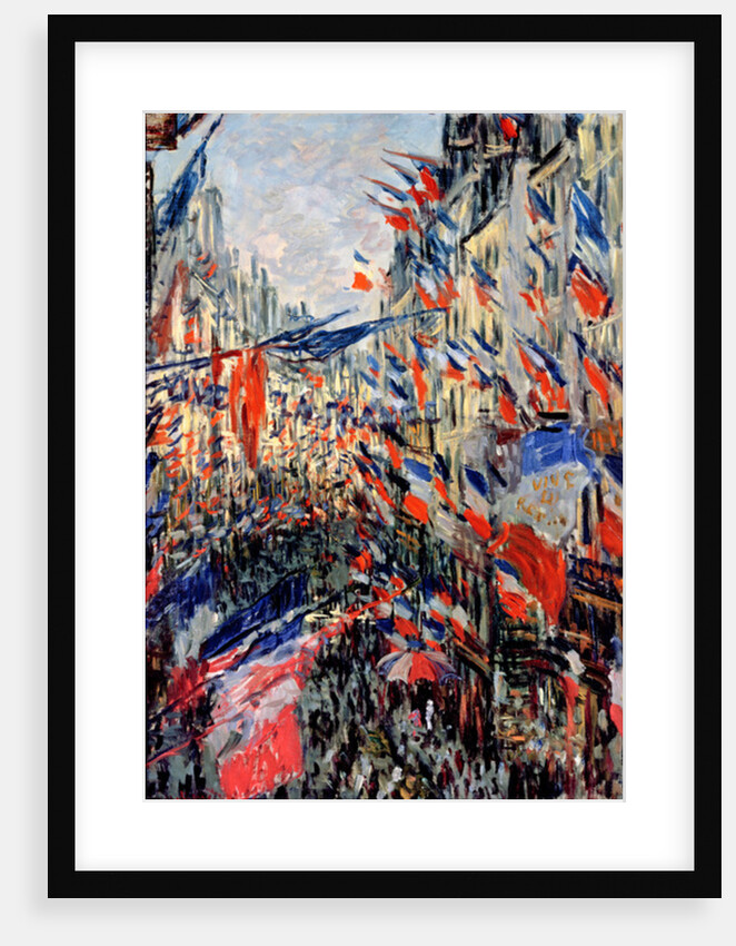 The Rue Saint-Denis, Celebration of June 30, 1878 by Claude Monet