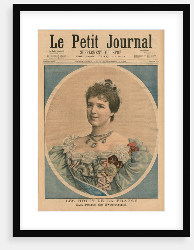 French Hosts, Queen Amelie of Portugal by Fortune Louis Meaulle