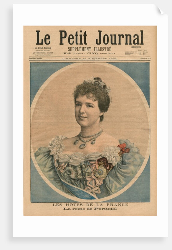 French Hosts, Queen Amelie of Portugal by Fortune Louis Meaulle