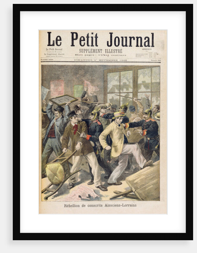 Rebellion of conscripts from Alsace-Lorraine by Fortune Louis Meaulle