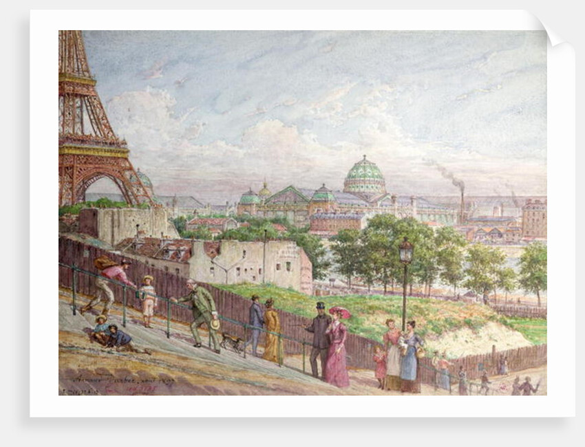 The Steps at the rue Alboni, 1897 by Arnaud Durbec