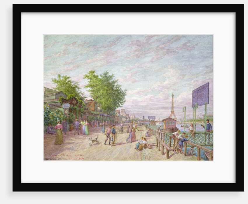 Quai du Point du Jour, Boulogne Billancourt, 1897 by Arnaud Durbec