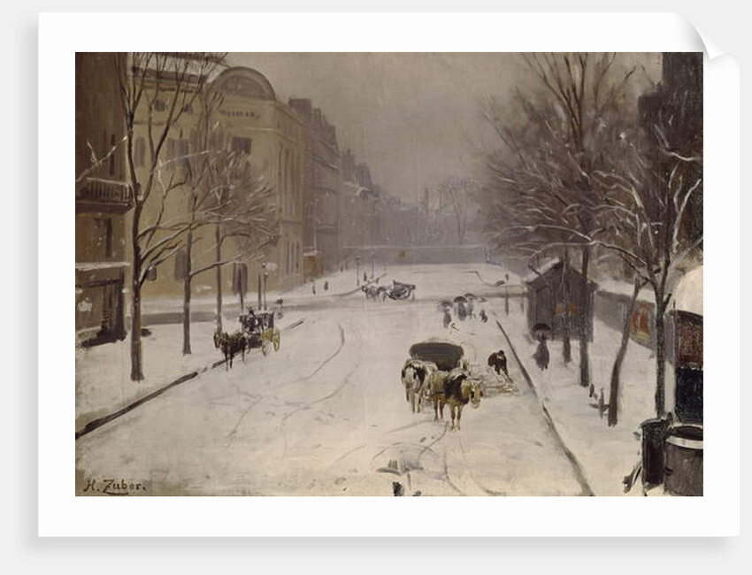 The Rennes Raspail Crossroads, c.1889 by Jean Henri Zuber
