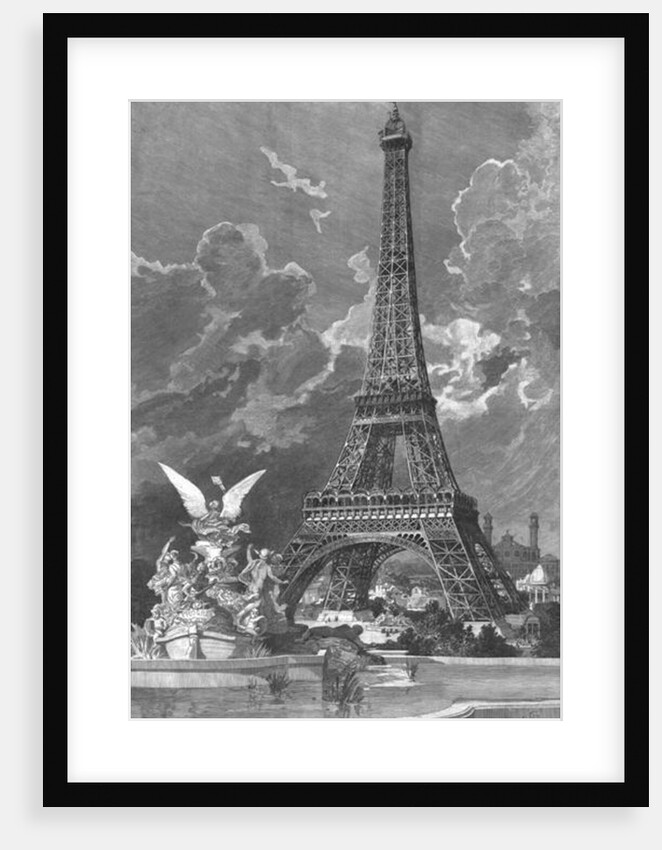 The Eiffel Tower Universal Exhibition of 1889 in Paris, 1888 by Albert Bellenger