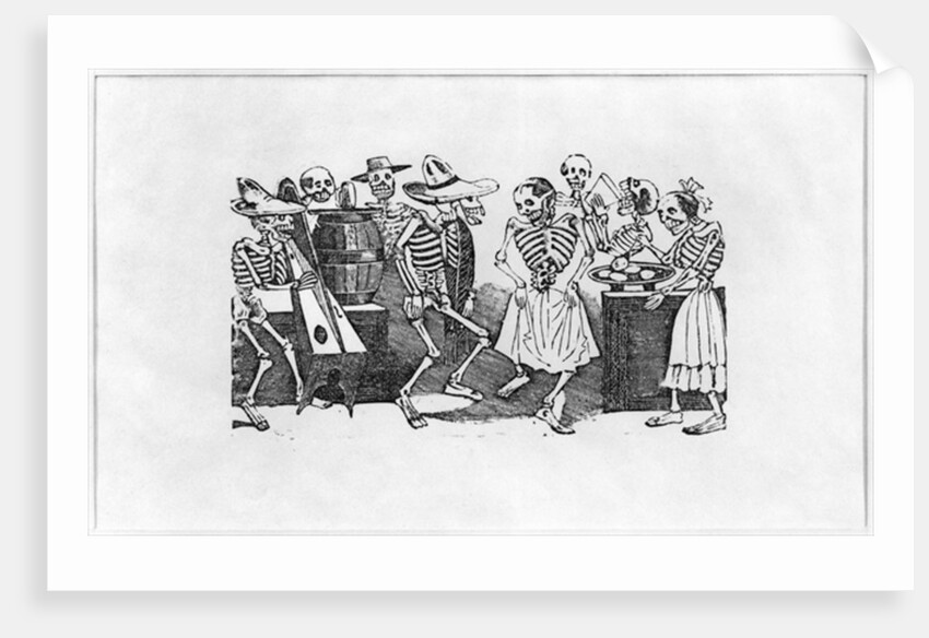 El Jarabe en Ultratumba by Jose Guadalupe Posada