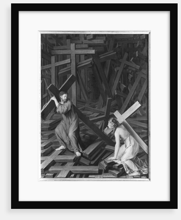 The Christian Soul Accepting her Cross by French School