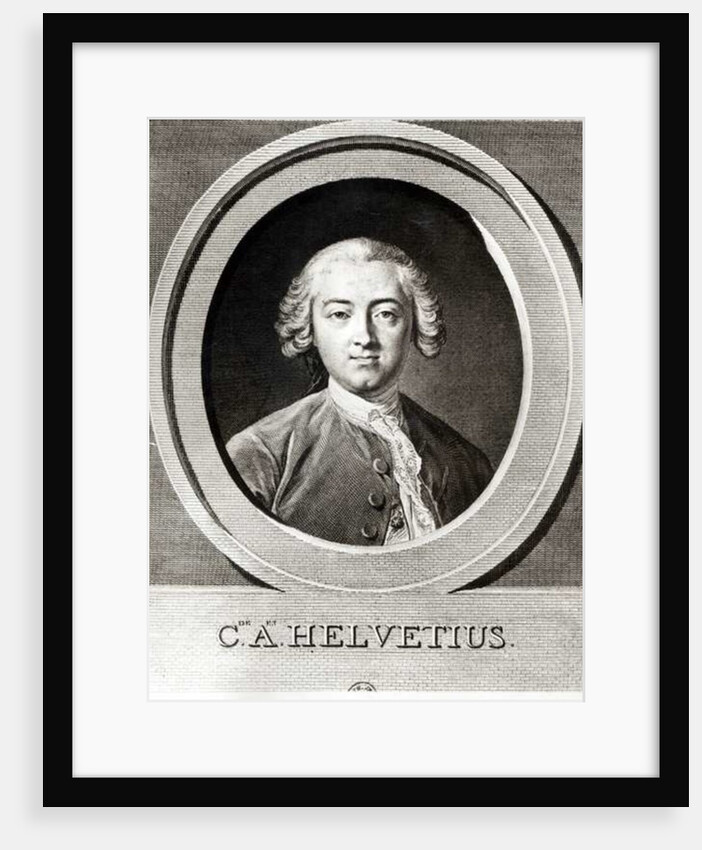 Portrait of Claude Adrien Helvetius french philosopher by Carle van Loo