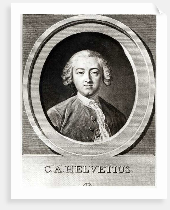 Portrait of Claude Adrien Helvetius french philosopher by Carle van Loo