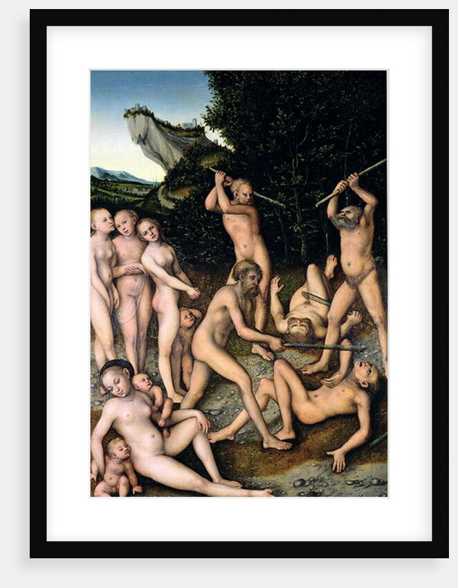 The SIlver Age or The Effects of Jealousy, 1535 by Lucas the Elder Cranach