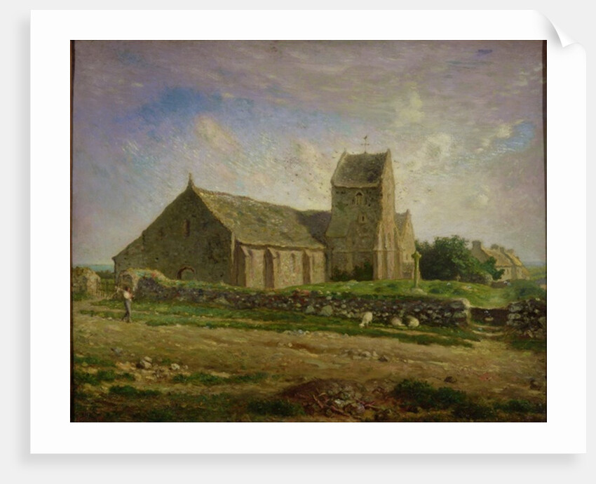 The Church at Greville, c.1871-74 by Jean-Francois Millet
