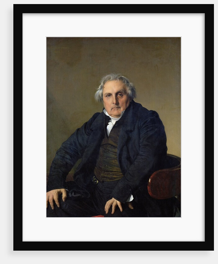 Louis-Francois Bertin 1832 by Jean Auguste Dominique Ingres