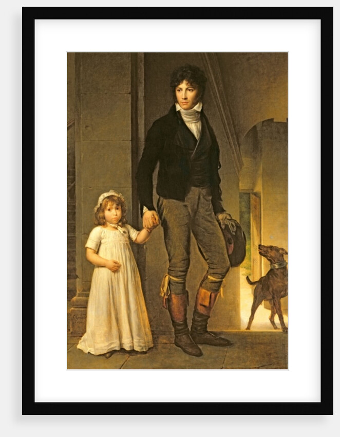 Jean-Baptiste Isabey and his Daughter, Alexandrine , 1795 by Francois Pascal Simon Baron Gerard