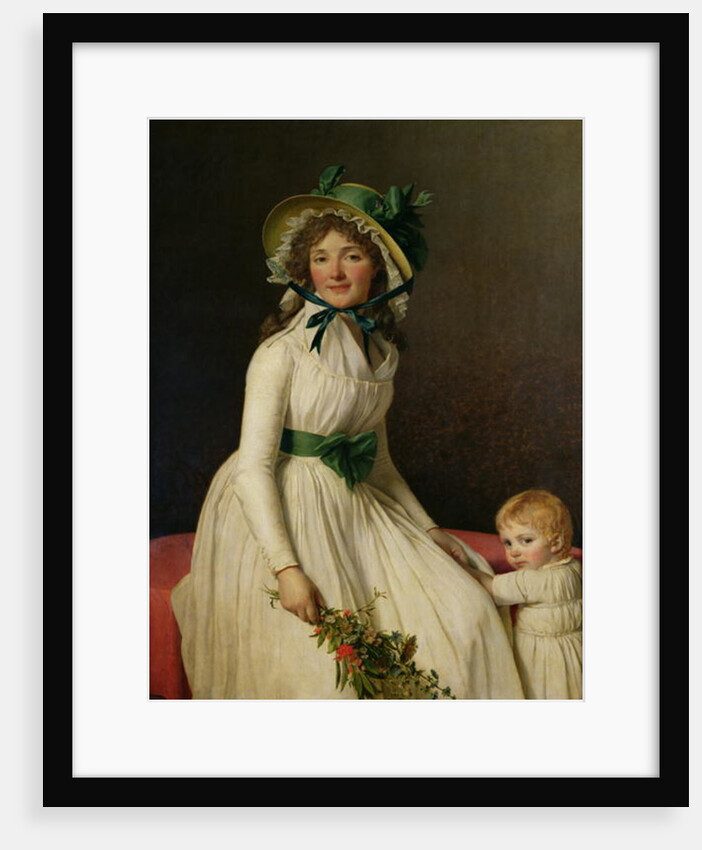 Madame Pierre Seriziat with her Son, Emile 1795 by Jacques Louis David