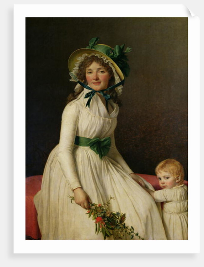 Madame Pierre Seriziat with her Son, Emile 1795 by Jacques Louis David