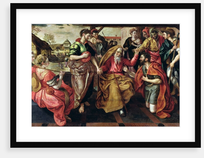 Eliezer Asking for Rebecca to Marry Isaac, 1562 by Maarten de Vos