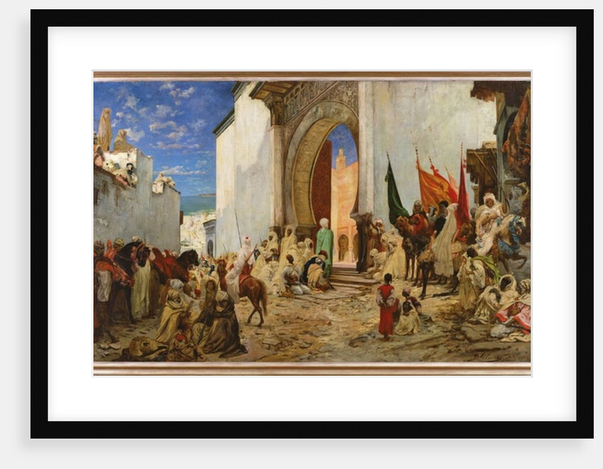 Entry of the Sharif of Ouezzane into the Mosque, 1876 by Georges Clairin