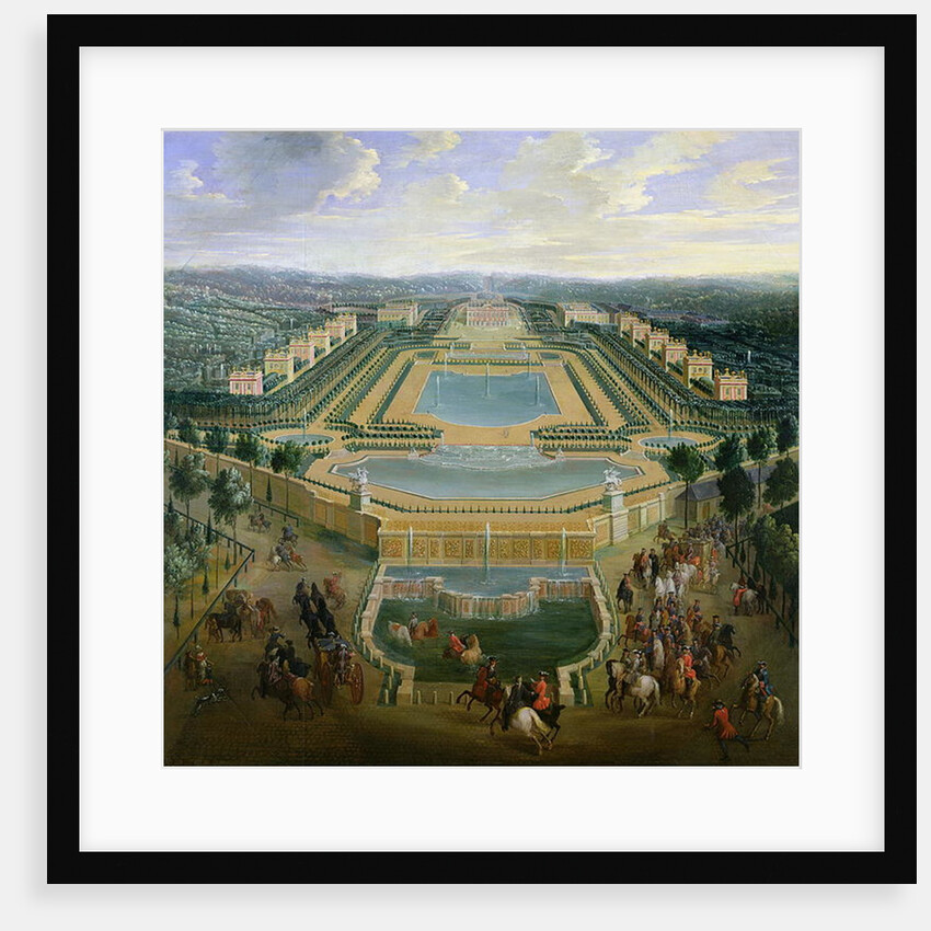 General view of the Chateau and the Pavilions at Marly, 1722 by Pierre-Denis Martin