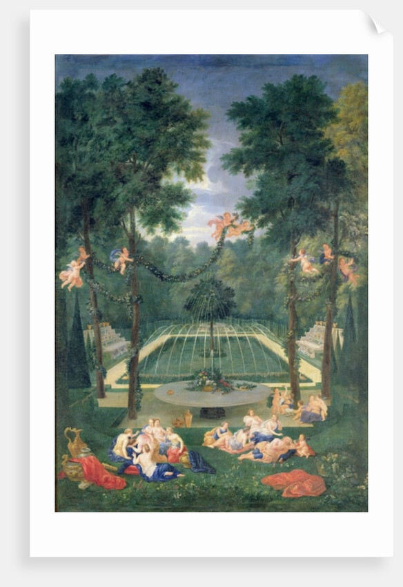 Groves of Versailles, view of the Marais with Venus and Echo, 1688 by Jean the Younger Cotelle