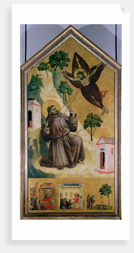 St. Francis Receiving the Stigmata, c.1295-13001 by Giotto (c.1266-1337)