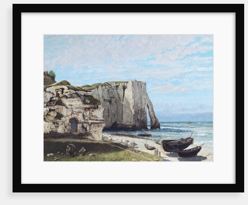 The Cliffs at Etretat after the storm, 1870 by Gustave Courbet