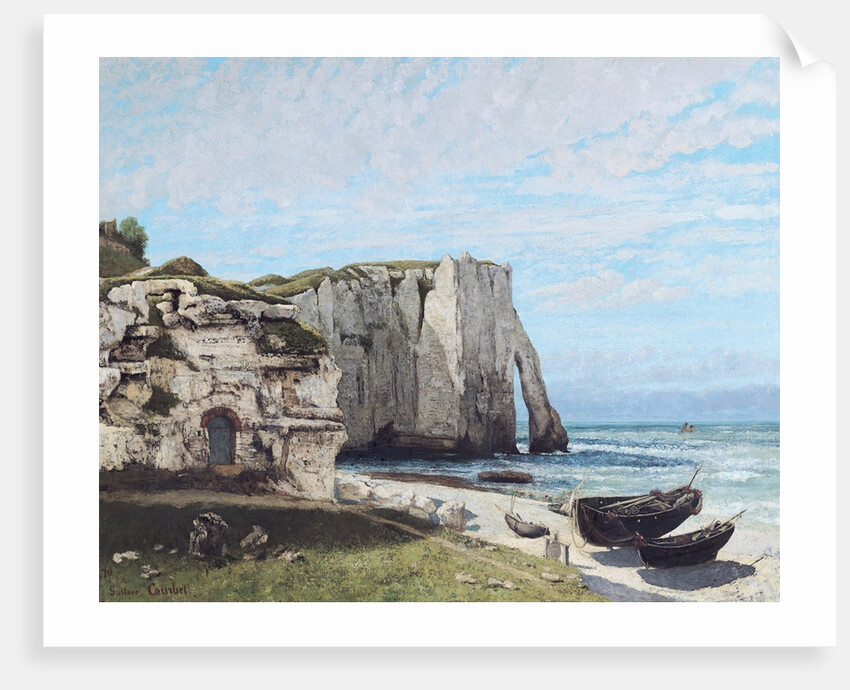 The Cliffs at Etretat after the storm, 1870 by Gustave Courbet
