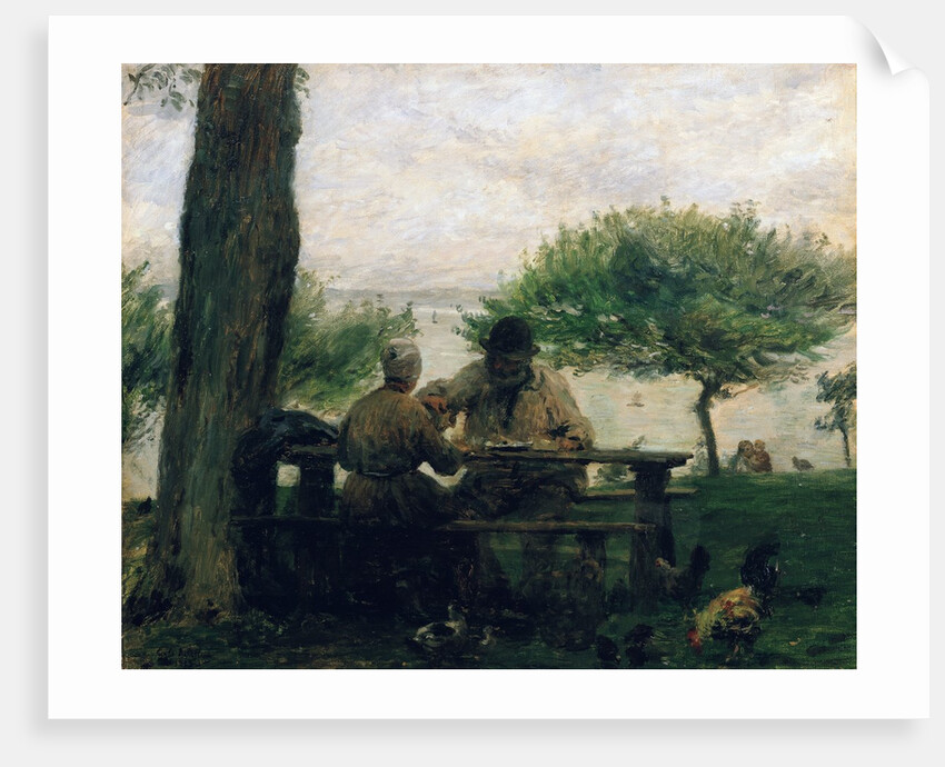 The Meal at Honfleur, 1875 by Adolphe-Felix Cals