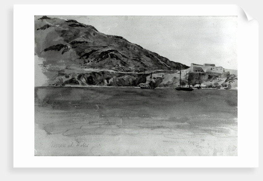 Mers El-Kebir, Algeria by Ferdinand Victor Eugene Delacroix